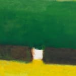 WOLF KAHN, Small Orange Spot, 2015