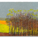 WOLF KAHN, Small Orange Spot, 2015