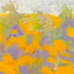 WOLF KAHN, Small Orange Spot, 2015