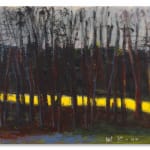 WOLF KAHN, Small Orange Spot, 2015