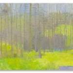 WOLF KAHN, Small Orange Spot, 2015