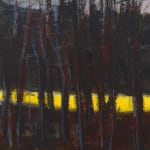 WOLF KAHN, Small Orange Spot, 2015