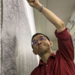 石晉華, 《走鉛筆的人》過程影像 Pencil Walker Image of procedure, 1996-2015