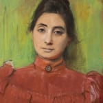 Antoon van Welie (1866-1956) Portrait of Agnes Aronstein-Lewin