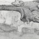 August Allebé, Crocodiles in Artis