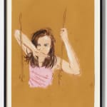 Karen Kilimnik Roman Polanski's wife, 1992 Dated '11:35AM July 1992' Pastel on paper