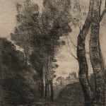 Jean Baptiste Camille Corot (1796-1875) Environs of Rome, 1866