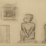 Bart van der Leck, Study for 'Looking at Prints' (Prenten kijken), 1915
