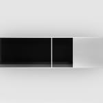 Donald Judd Untitled (Menziken # 91-175), 1991 Brushed aluminium, black plexi