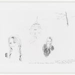 Karen Kilimnik Here I am in the French Resistance at Alsace Lorraine, 1998 Crayon on paper