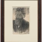 Adolph von Menzel, Portrait of a Bearded Man