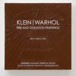 Simon Linke, Klein/Warhol at Skarstedt, 2015