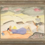 Milton Avery, Nude on a Red Stool, 1940