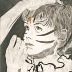 Ellen Heck, Z Being Painted as a Tiger