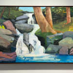 Mariella Bisson, Wide White Falls, Water, Rock, Forest