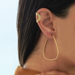 Hamilton Hill, 'Delta II' Antonio Bernardo Hoop Earrings