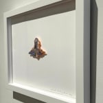 Pam Longobardi, Island of Refuge (purple waterfall green fossil)