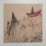 Chiharu Shiota, Drawings for Idomeneo (group of 4 UNFINISHED), 2024