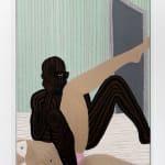 Cheryl Pope, Woman and Man Reclining on Mat, 2020