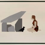 Ryan Steadman, Woman and Dog, 2022