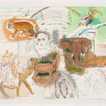Larry Rivers, Bronx Zoo, Limited Edition Print