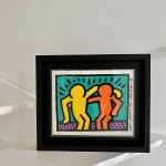 Keith Haring, Letter with Andy Mouse, 1988