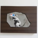 Banksy, "Refugee Rat / Saint Rat "- Paris" (not for sale), 2018