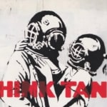 Banksy, "Refugee Rat / Saint Rat "- Paris" (not for sale), 2018