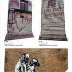 Banksy, "Refugee Rat / Saint Rat "- Paris" (not for sale), 2018