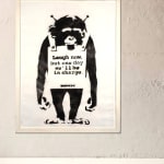 Banksy, "Refugee Rat / Saint Rat "- Paris" (not for sale), 2018