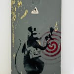 Banksy, "Refugee Rat / Saint Rat "- Paris" (not for sale), 2018