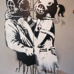 Banksy, "Refugee Rat / Saint Rat "- Paris" (not for sale), 2018