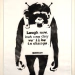 Banksy, "Refugee Rat / Saint Rat "- Paris" (not for sale), 2018