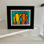 Keith Haring, Letter with Andy Mouse, 1988