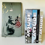 Banksy, "Refugee Rat / Saint Rat "- Paris" (not for sale), 2018