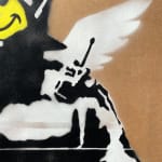 Banksy, "Refugee Rat / Saint Rat "- Paris" (not for sale), 2018