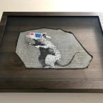Banksy, "Refugee Rat / Saint Rat "- Paris" (not for sale), 2018