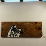 Banksy, "Refugee Rat / Saint Rat "- Paris" (not for sale), 2018