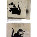 Banksy, "Refugee Rat / Saint Rat "- Paris" (not for sale), 2018