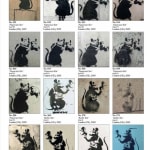 Banksy, "Refugee Rat / Saint Rat "- Paris" (not for sale), 2018