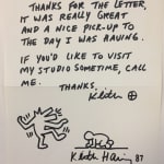 Keith Haring, "Original press releases", 1981