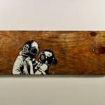 Banksy, "Refugee Rat / Saint Rat "- Paris" (not for sale), 2018