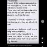Banksy, "Refugee Rat / Saint Rat "- Paris" (not for sale), 2018