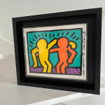 Keith Haring, Letter with Andy Mouse, 1988