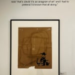Banksy, "Refugee Rat / Saint Rat "- Paris" (not for sale), 2018
