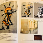 Banksy, "Refugee Rat / Saint Rat "- Paris" (not for sale), 2018