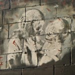 Banksy, "Refugee Rat / Saint Rat "- Paris" (not for sale), 2018