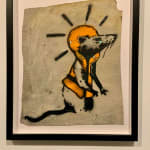 Banksy, "Refugee Rat / Saint Rat "- Paris" (not for sale), 2018