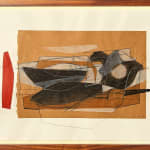 Leigh Davis, Bather by the Wall, Composition No.4, 2025