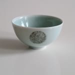 Chris Keenan, Tenmoku 'Cloud' Dishes with Red Dots, 2025